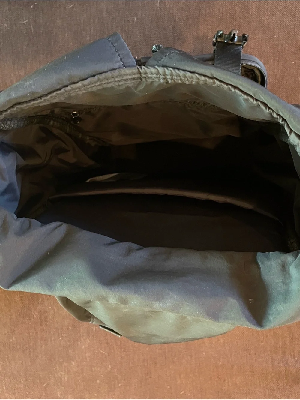 Black Fabletics Mini-Backpack with Front Pocket - 18” x 12” x 6”